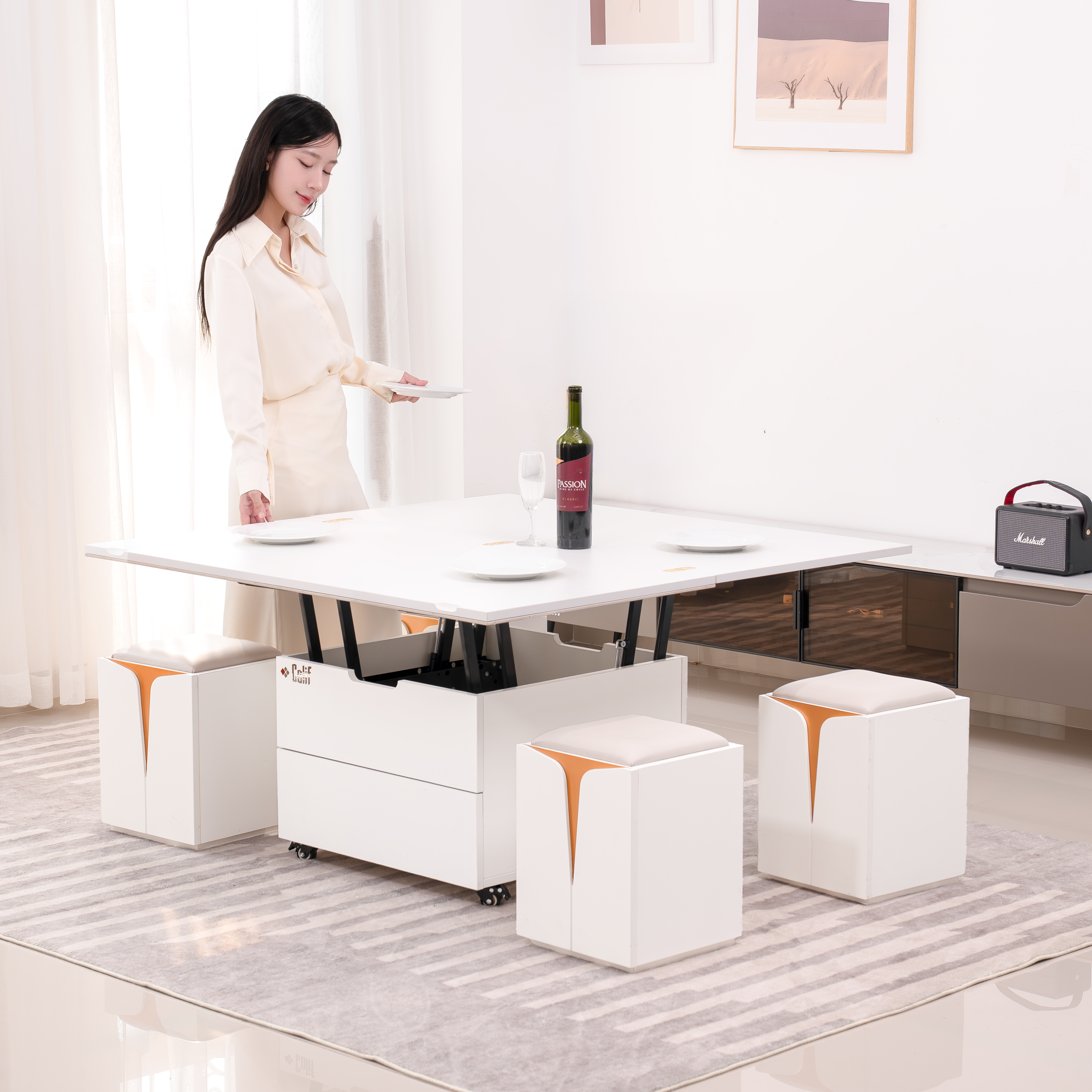 Bí quyết tối ưu không gian nhỏ nhờ vào bàn gấp gọn