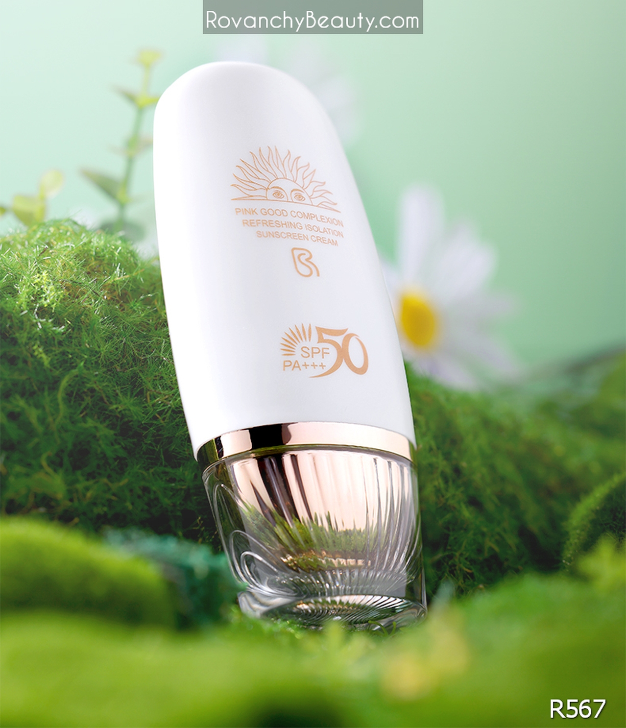 R567 Kem Chống Nắng ROVANCHY SPF90+ PA++++ - Dưỡng Ẩm, Kiềm Dầu, Chống Nước, Bảo Vệ Da Hoàn Hảo (30g)_thumbnail_4