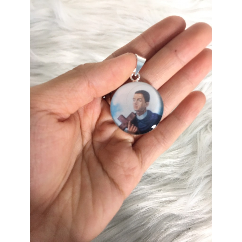 Dây chuyền bạc ta in hình Chúa, Đức Mẹ, Các Thánh theo yêu cầu_thumbnail_0