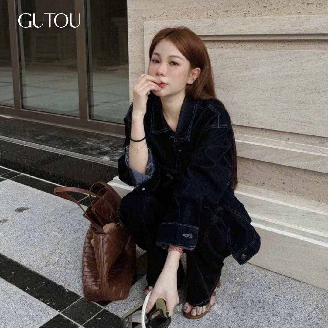 [ GUTOU ] Áo Khoác Jean Classic Jacket_thumbnail_4
