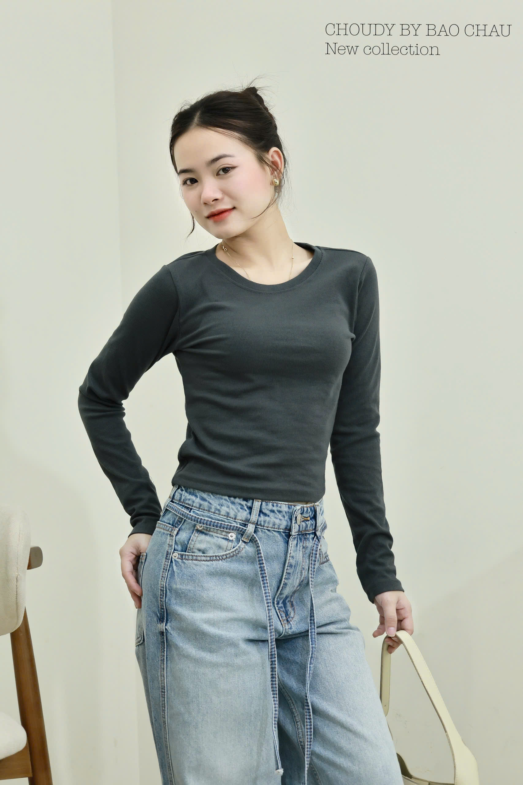 A719 ÁO THUN TAY DÀI 7 MÀU