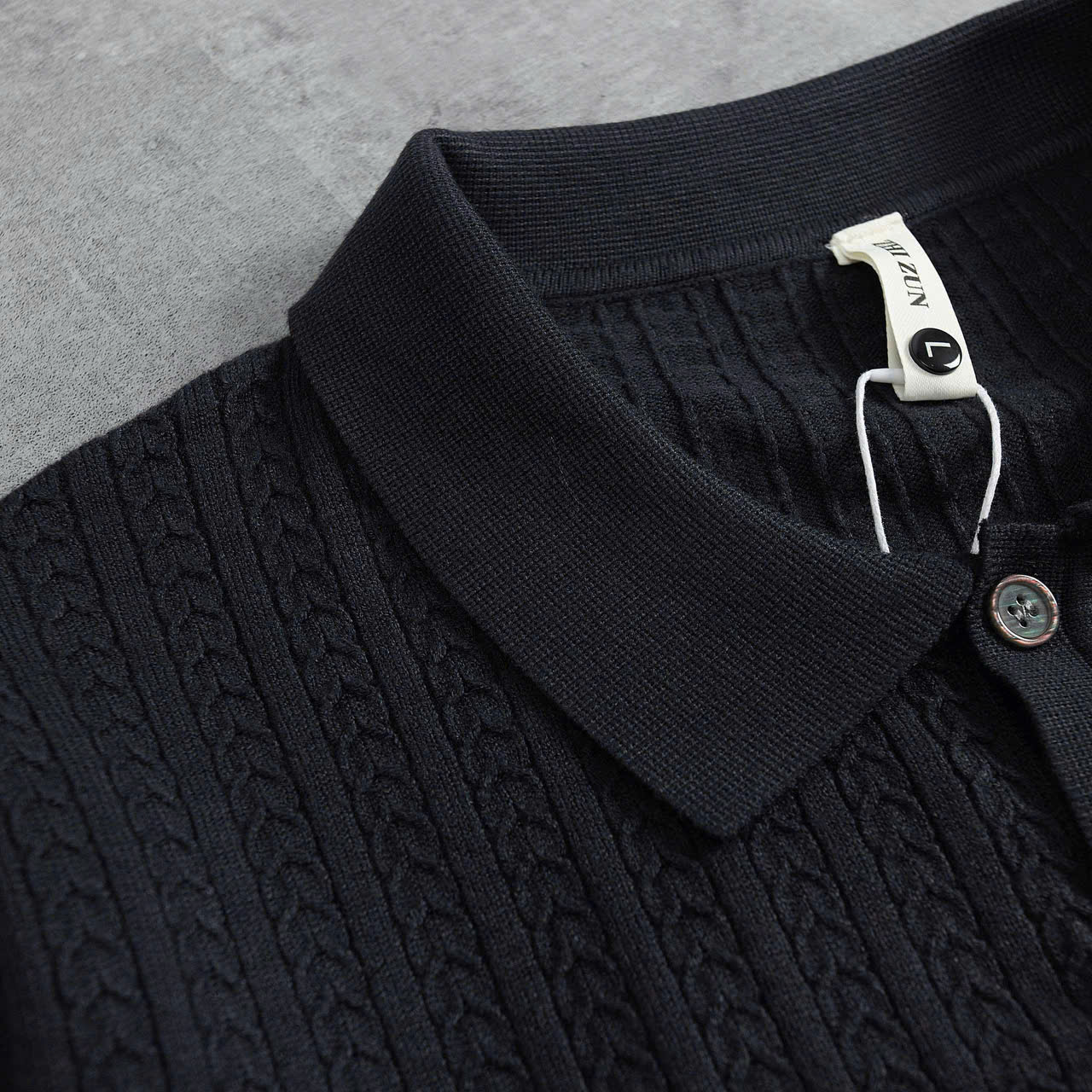 Áo Len Polo Nam Dệt Gân Cao Cấp_thumbnail_3