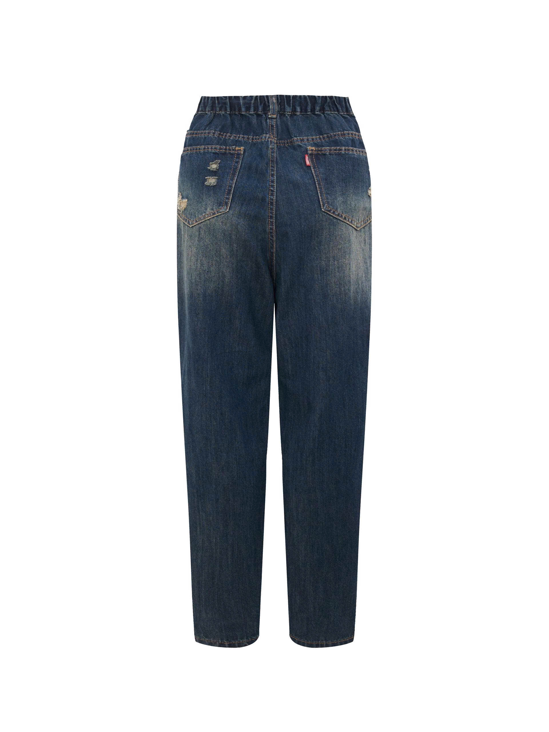 BIGSIZE- Quần jean baggy rách kiểu T-QJ394