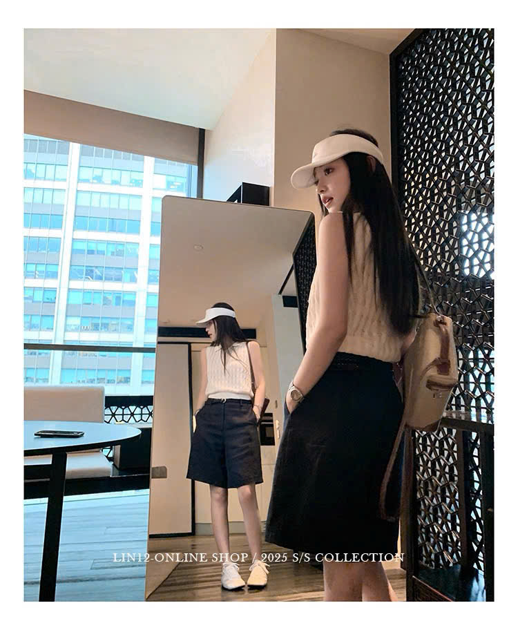 Quần short thêu ngựa kèm belt ( XANH )_thumbnail_16