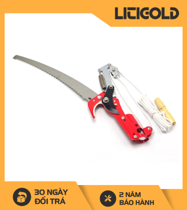  CAO CẤP] Bộ Kéo Cắt Cành Trên Cao Kèm Cưa Thép SK5 – Litigold