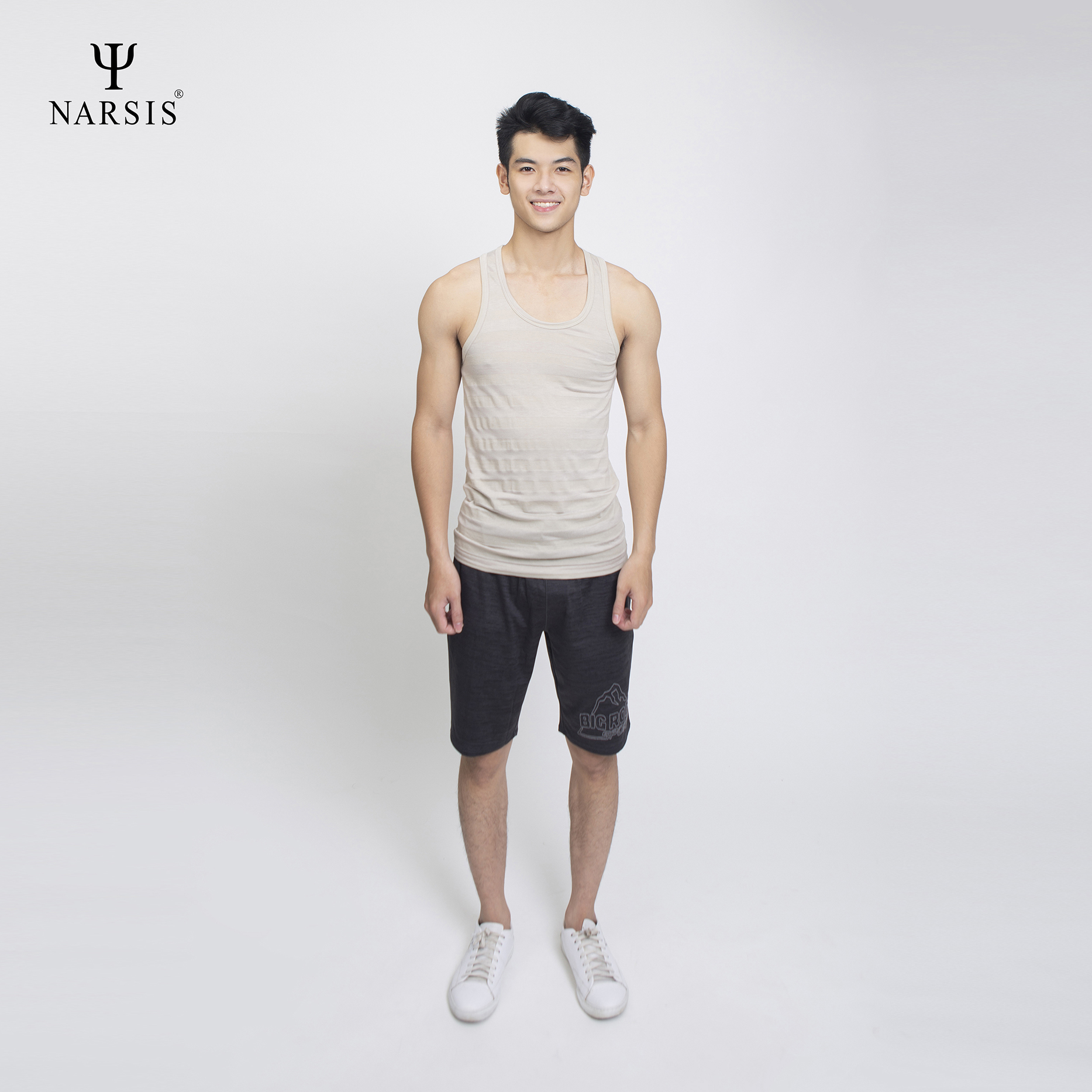 ÁO MAY Ô NAM D4042 NARSIS VẢI COTTON MỀM MẠI, CO GIÃN TỐT, VẢI THOẢI MÁI VẬN ĐỘNG, HÚT ẨM TỐT_thumbnail_1