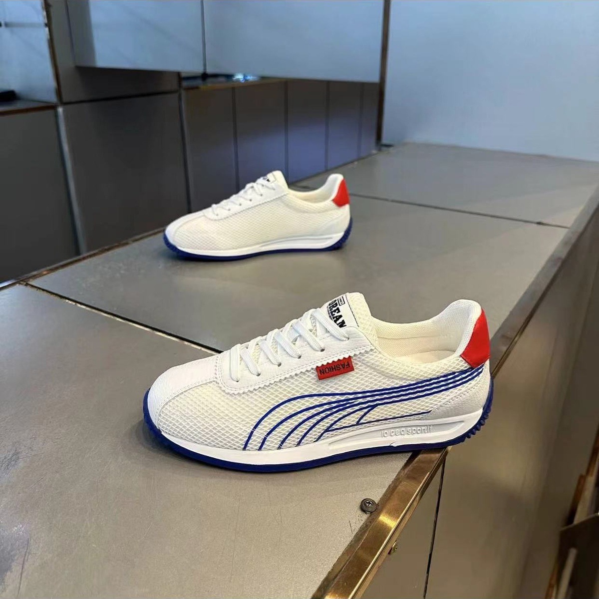 GA38 - Giày Sneaker Nam 2024 – Lưới Thoáng Khí, Nhẹ, Đế Mềm, Phong Cách Hàn Quốc_thumbnail_6