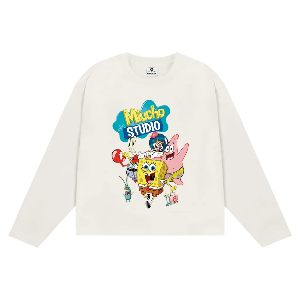 Áo thun nữ boxy tay dài hoạt hình Miucho 3315_thumbnail_9