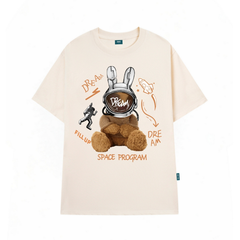 Áo phông unisex nam nữ 𝐖𝐞 𝐓𝐞𝐞 Gấu Space Program local brand 𝐖𝐞 𝐓𝐞𝐞 - WU0898_thumbnail_2