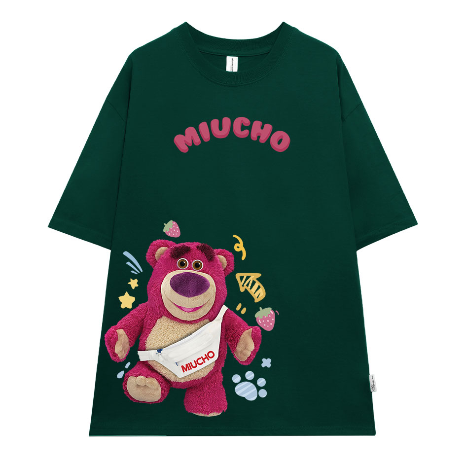 Áo thun nữ form rộng AT399 Miucho chất vải cotton in brand name_thumbnail_8