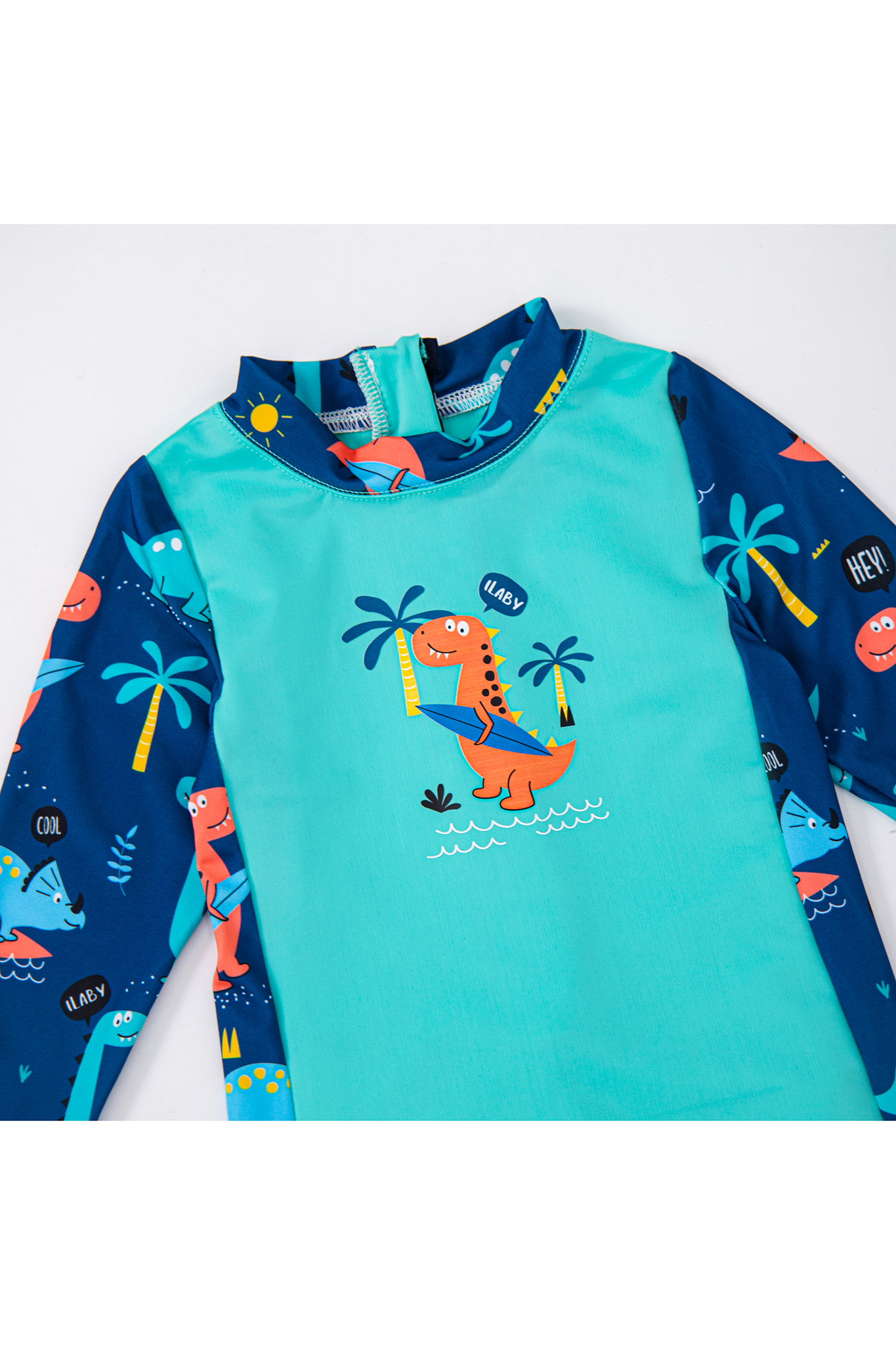 Bộ bơi liền bé trai phối hoạ tiết khủng long_thumbnail_6