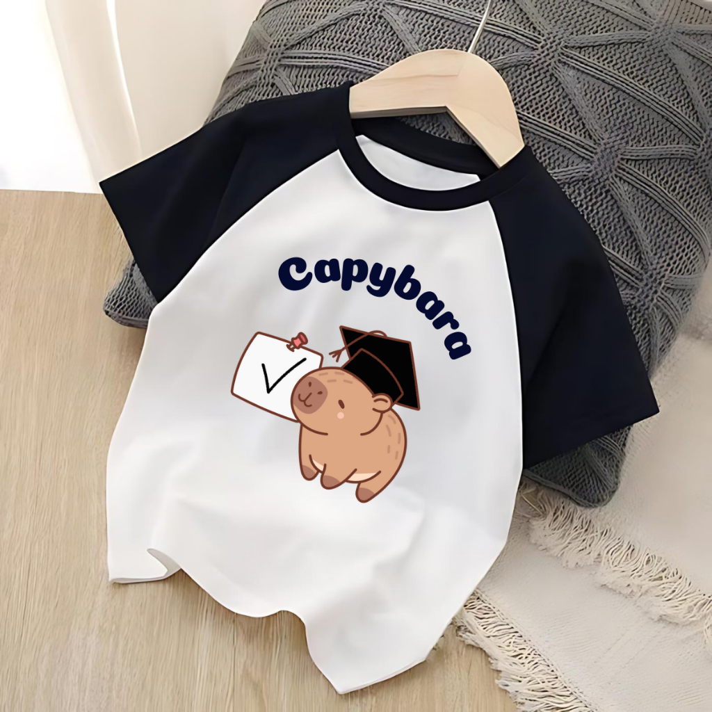 Áo thun trẻ em in hình Capybara - Loza Kids G0207_thumbnail_3