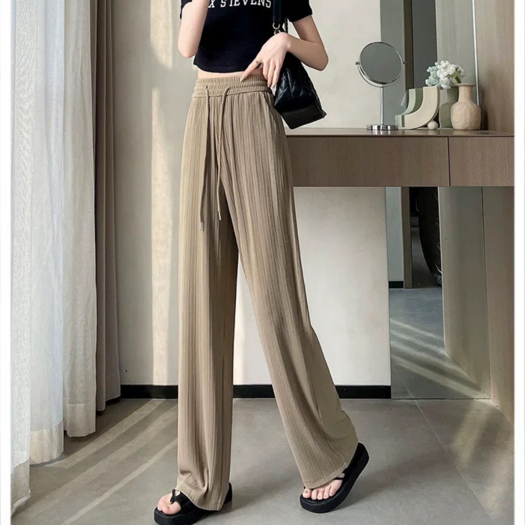 Quần nữ ống rộng LOZΛ chất liệu thun tăm 4 mùa - LQ084213_thumbnail_1