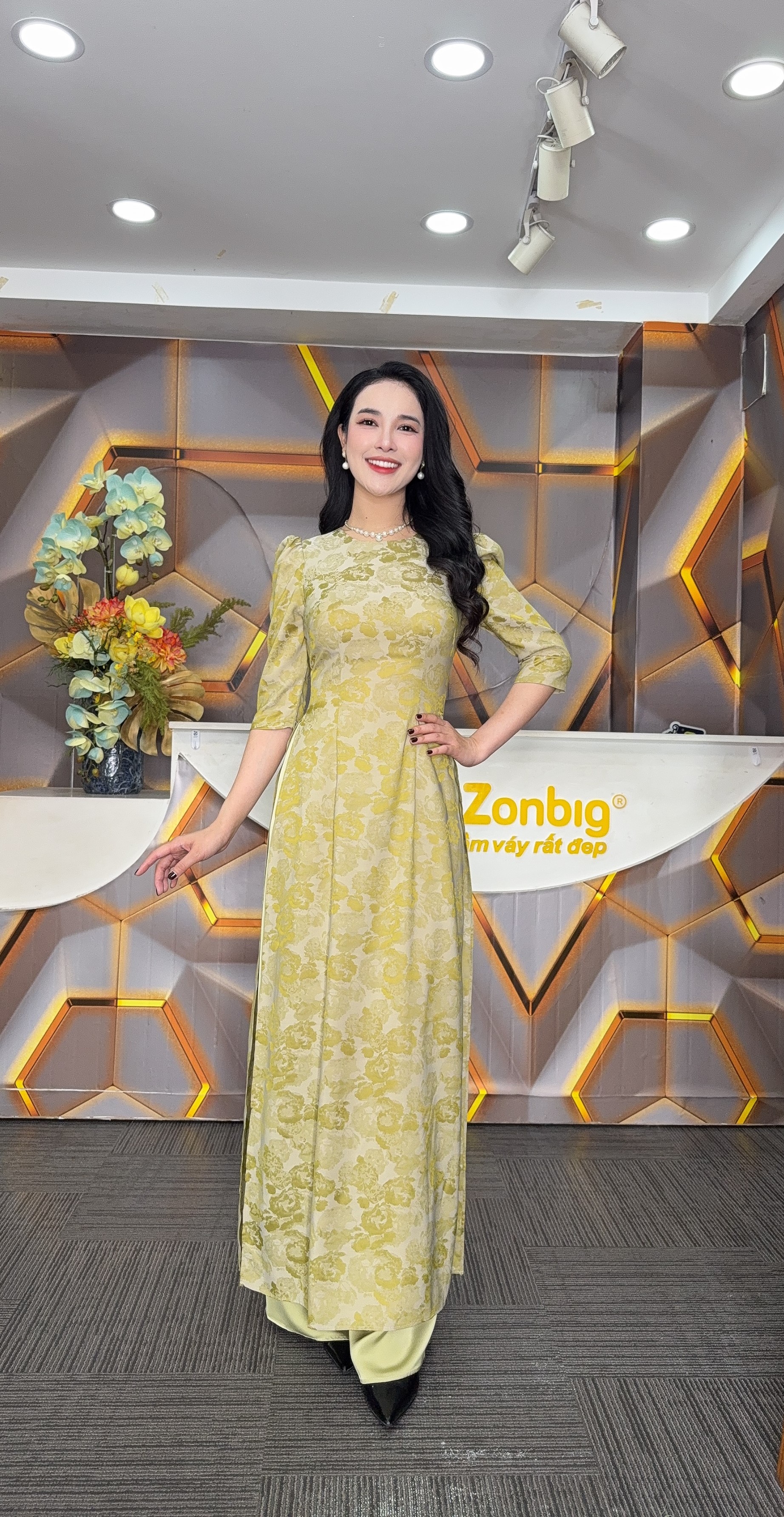 Set áo dài - S1983 - Thương hiệu Zonbig