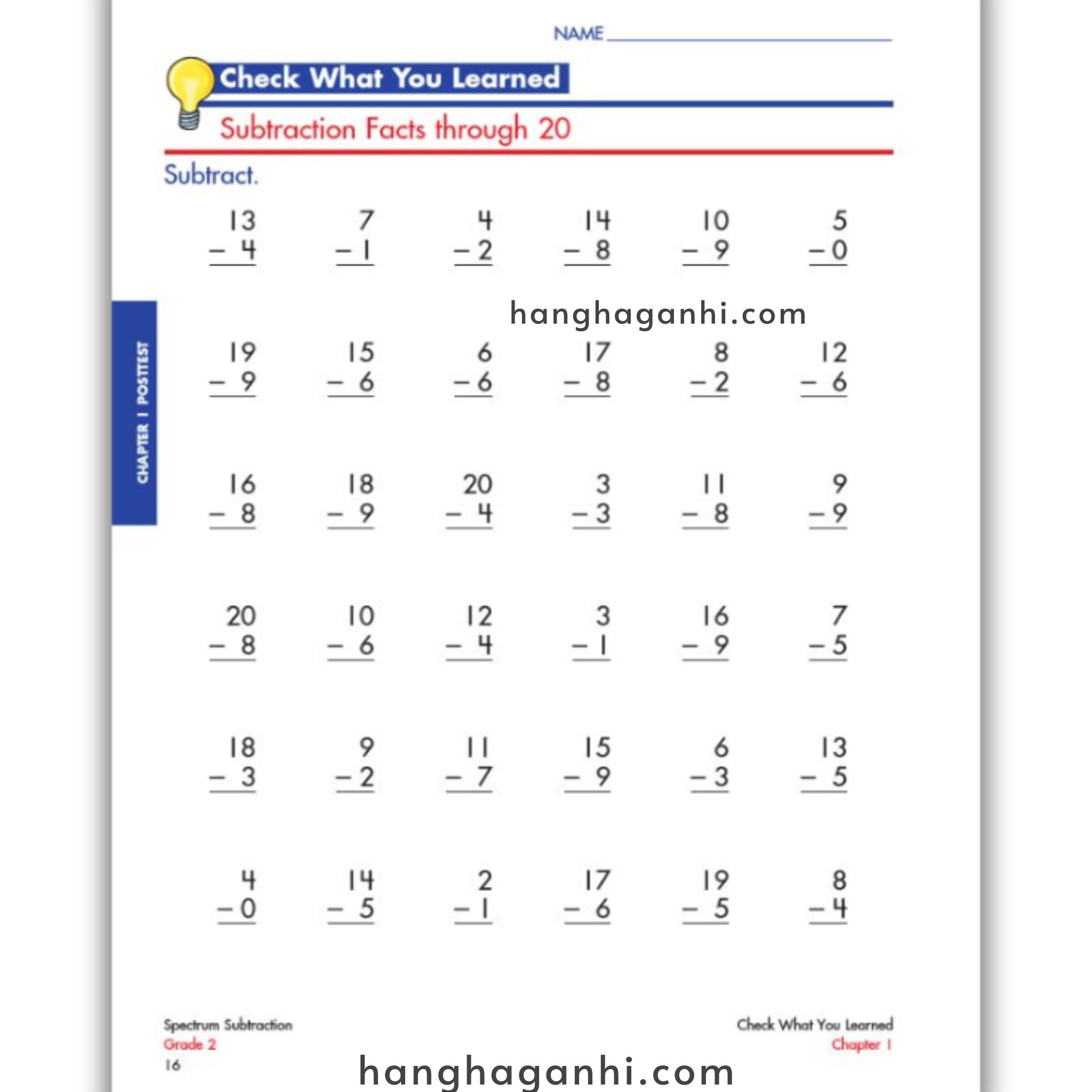 Sách Spectrum Subtraction Workbook Grade 2_thumbnail_1
