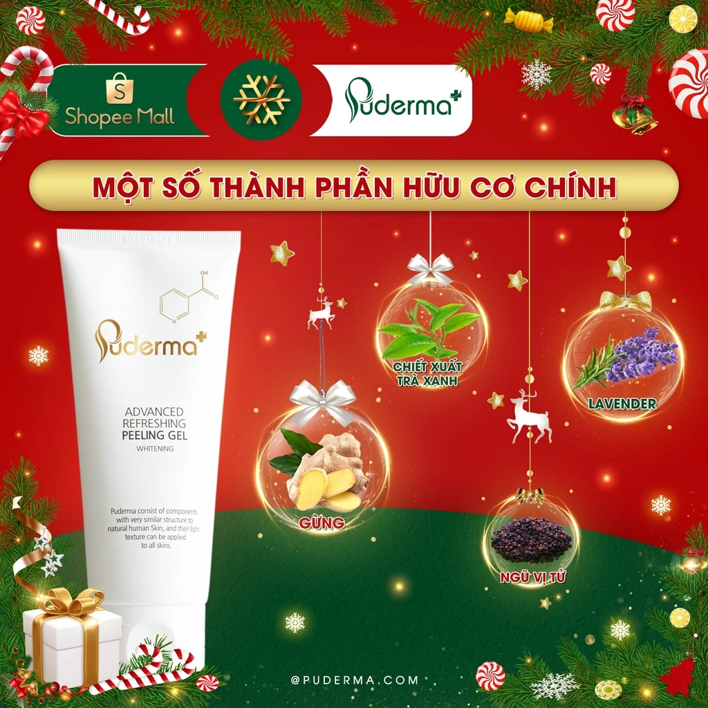 Tẩy da chết Puderma Advanced Refreshing Peeling Gel giúp làm sạch tế bào da chết trên da_thumbnail_2