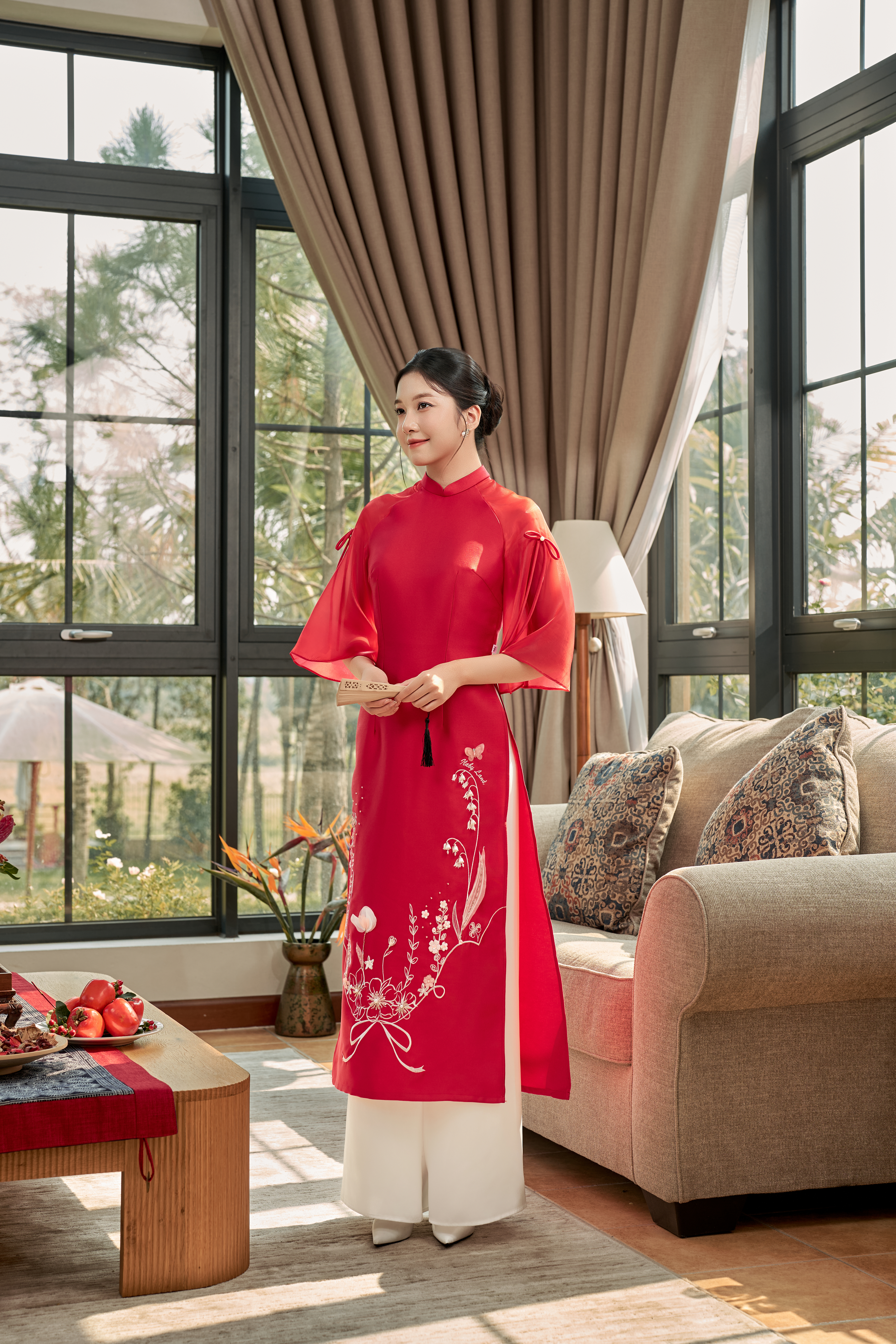 Áo dài mẹ Ngọc Diệp