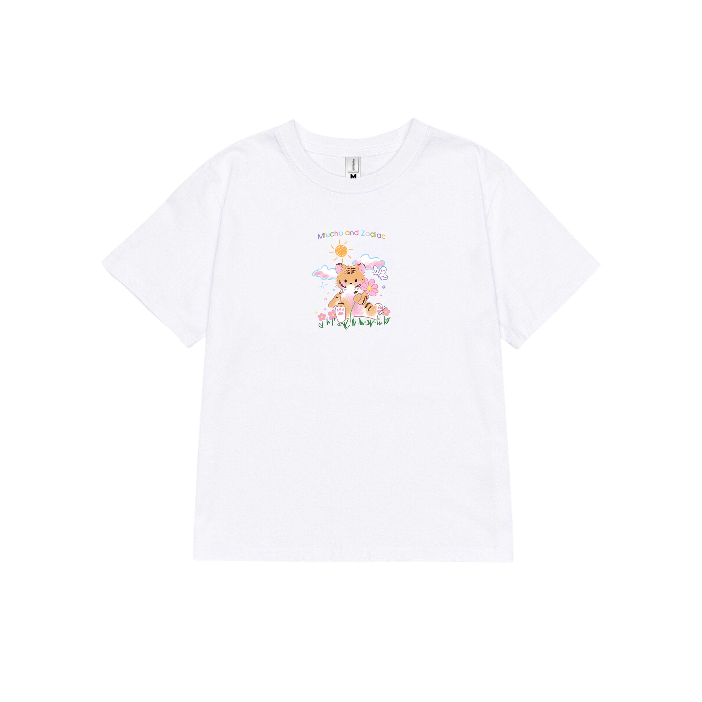 Áo baby tee 12 con giáp tuổi dần (tuổi hổ) ABD397 Miucho cotton cổ tròn in graphic_thumbnail_5