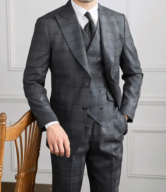Oxford Glen Check Suit (3-Piece)