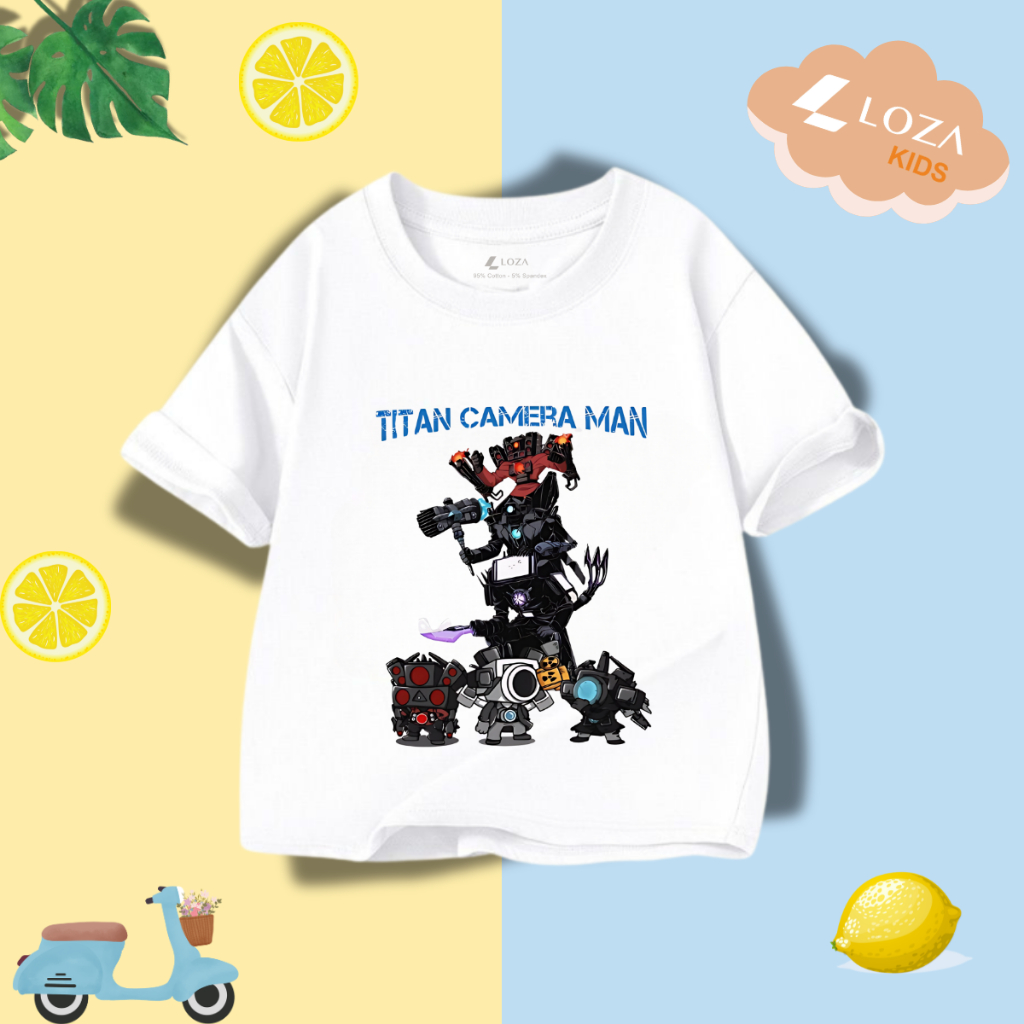 Áo thun bé trai in hình 'Skibidi' - Loza Kids  AT061_thumbnail_1