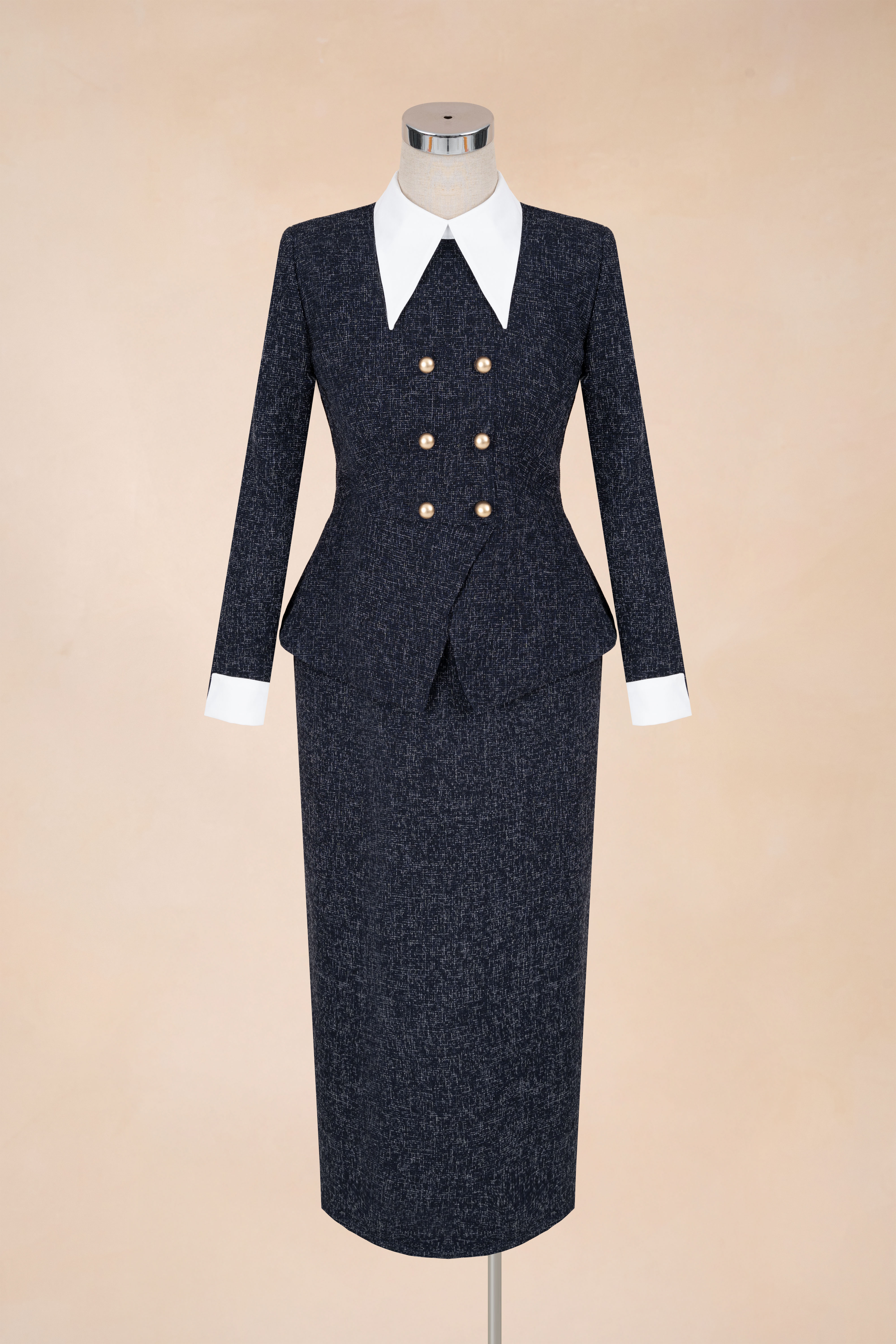 Set PL Cổ Nhọn 6 Cúc