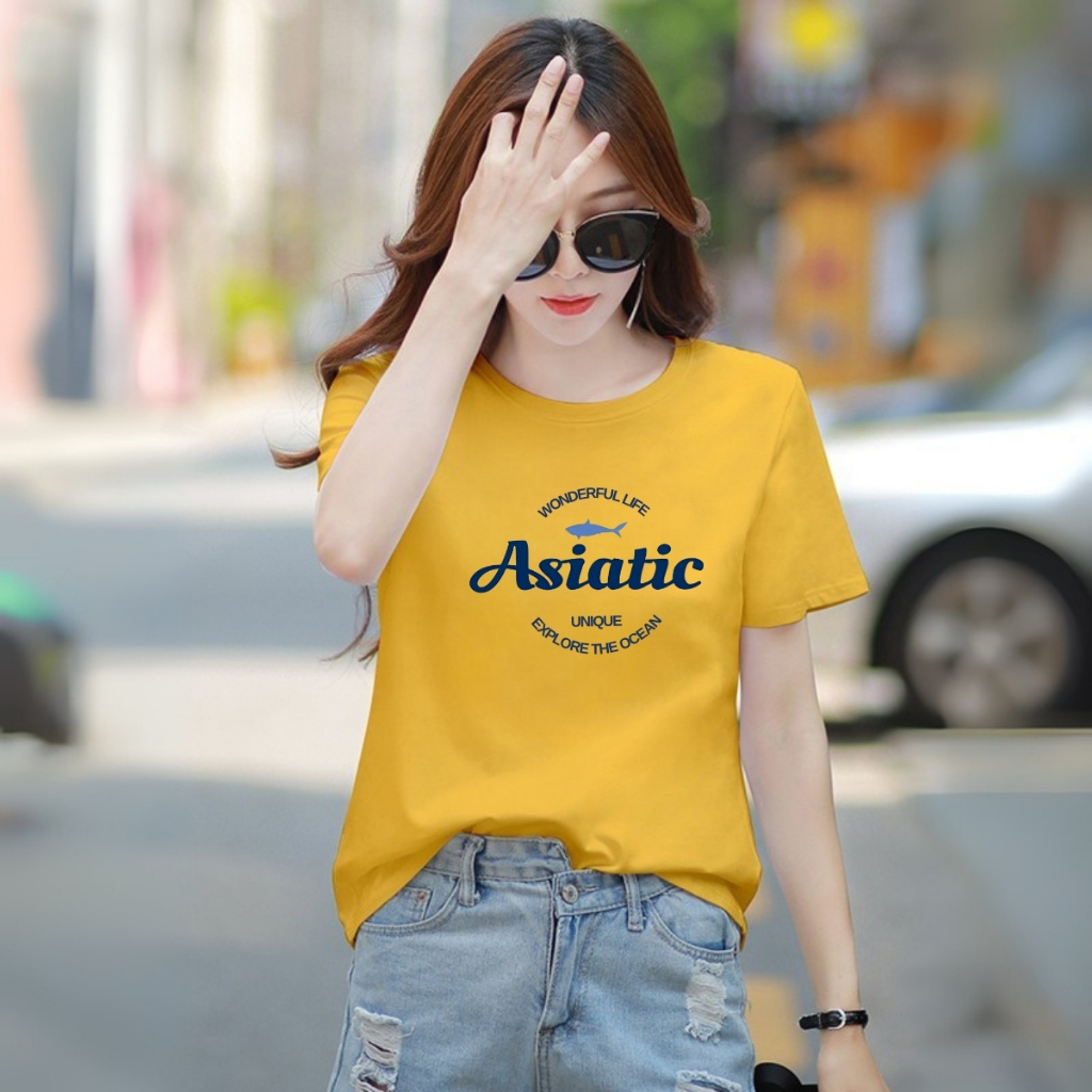 [Form Rộng] Áo thun nữ in hình 'ASIATIC' - LOZA RT8343_thumbnail_2