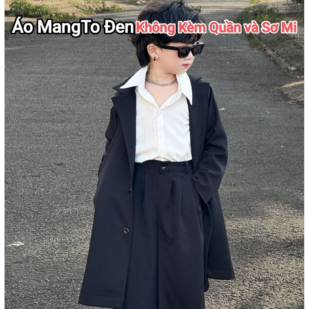 Set Mangto Form Rộng, Sơ Mi Lụa Kem Dành Cho Bé Trai, Bé Gái_thumbnail_5