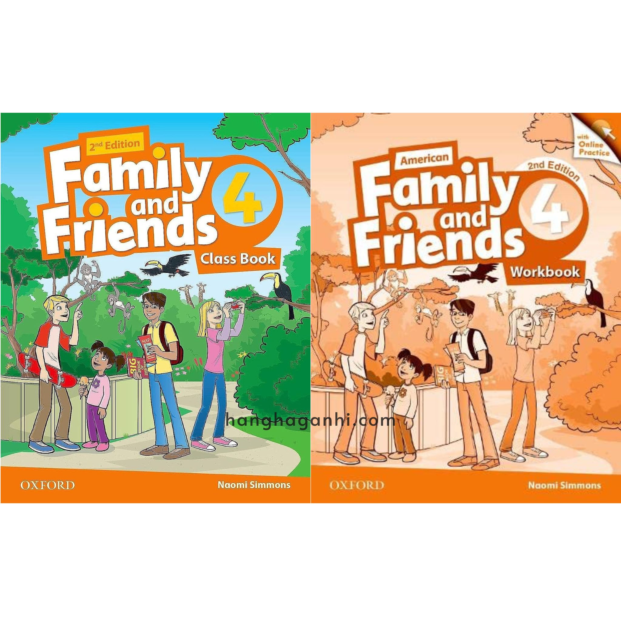 Bộ sách Family and Friends Level 4 (2nd , Student book và Work book) – Tặng kèm file nghe