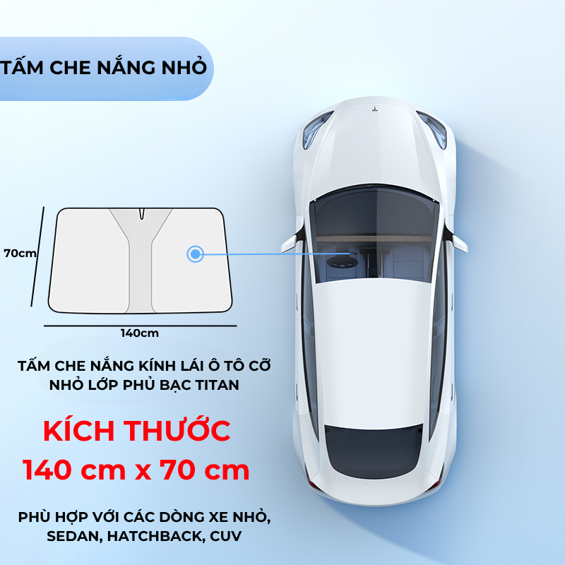 Tấm Che Nắng Kính Lái Ô Tô Bạc Titan_thumbnail_4