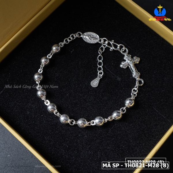 Lắc mân côi bạc M28 6ly_thumbnail_4