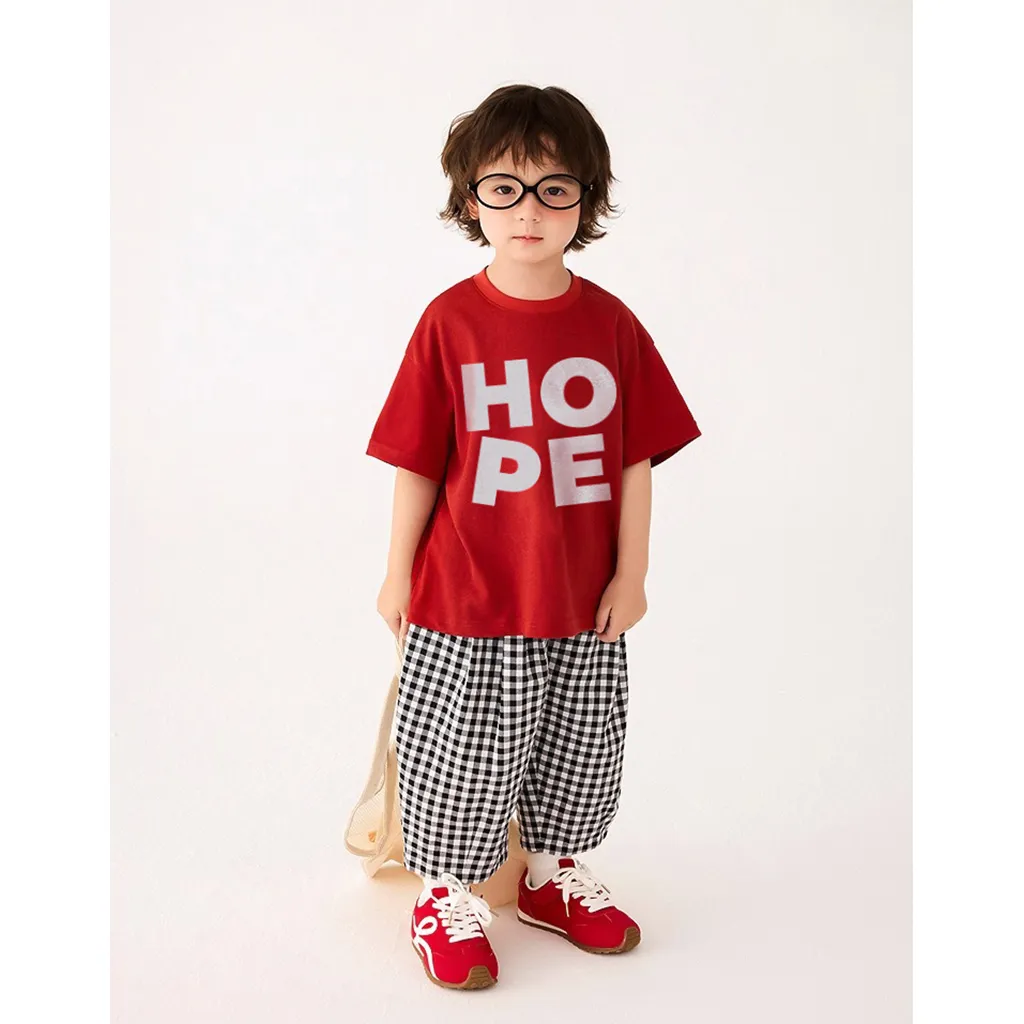 Áo thun cho bé unisex HOPE 2555 Miucho Kid chất vải cotton thoáng mát mặc thoải mái dễ chịu_thumbnail_3