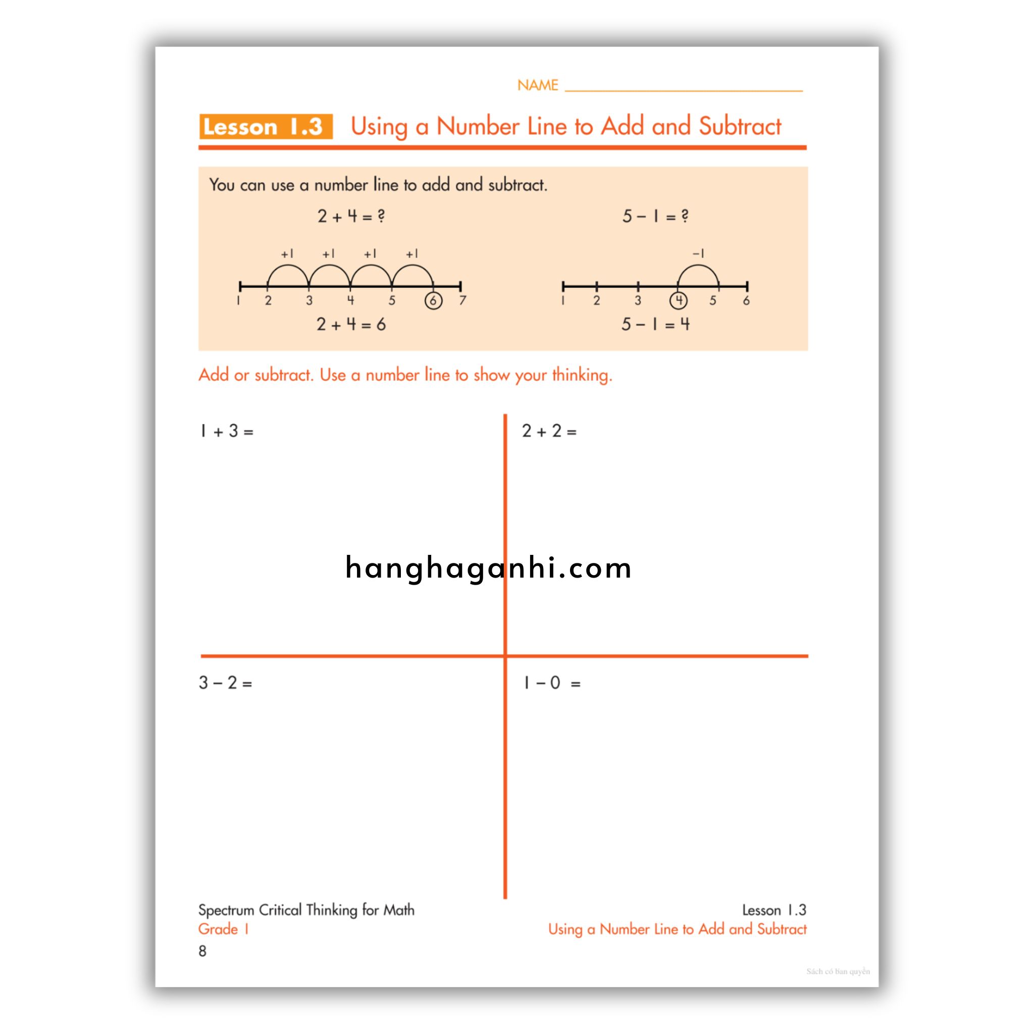 Sách Spectrum Critical Thinking for Math Workbook Grade 1_thumbnail_7
