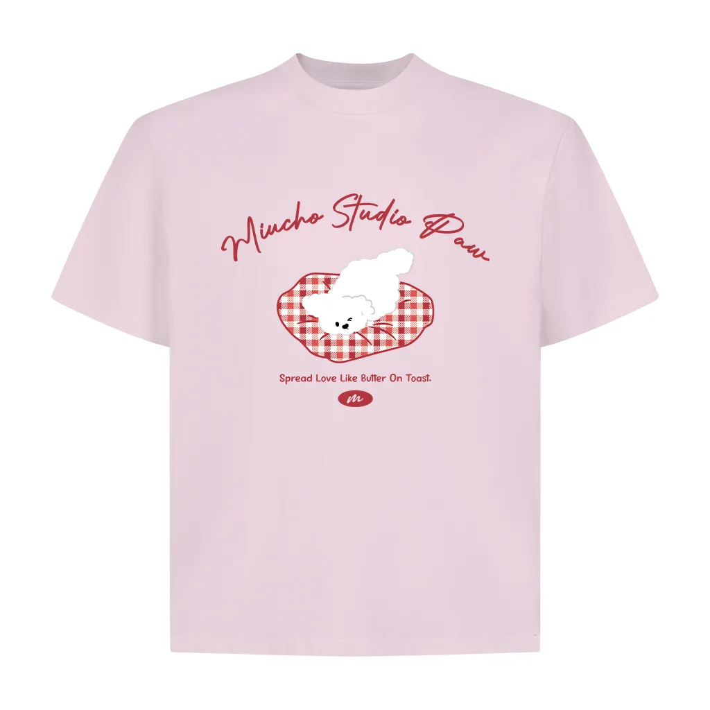 Áo thun boxy hình gấu dễ thương nhiều màu 2547 Miucho vải cotton thoáng mát phong cách Hàn Quốc_thumbnail_11