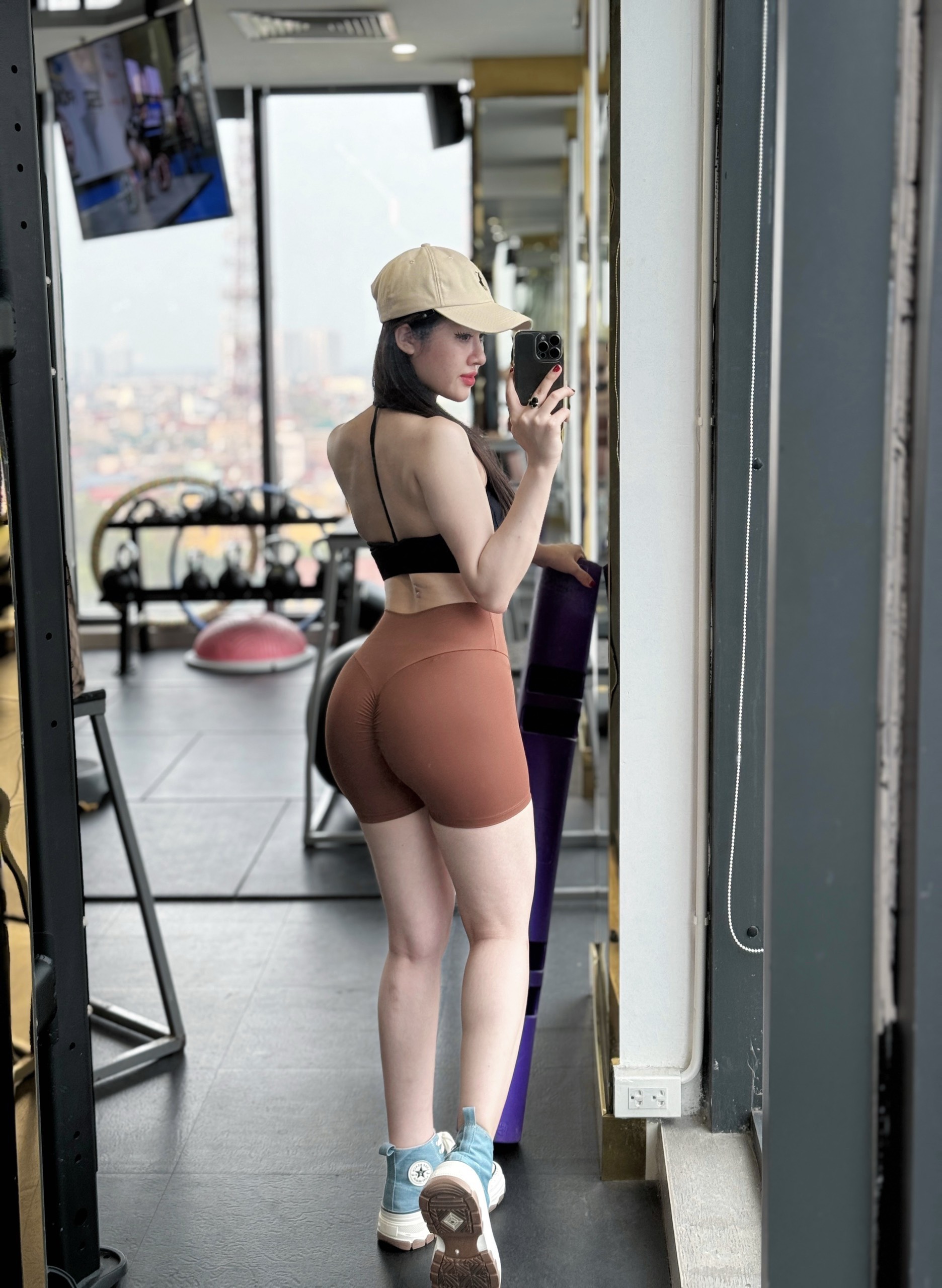 Quần Đùi Thể Thao LuLu Chun Mông, Dáng Ôm Body_thumbnail_27