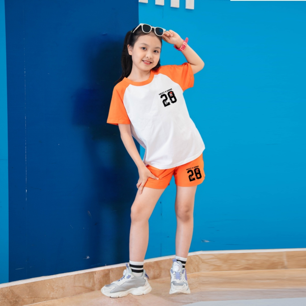Bộ quần áo bé gái phối màu in hình số 28 -  Loza Kids FB97_thumbnail_1