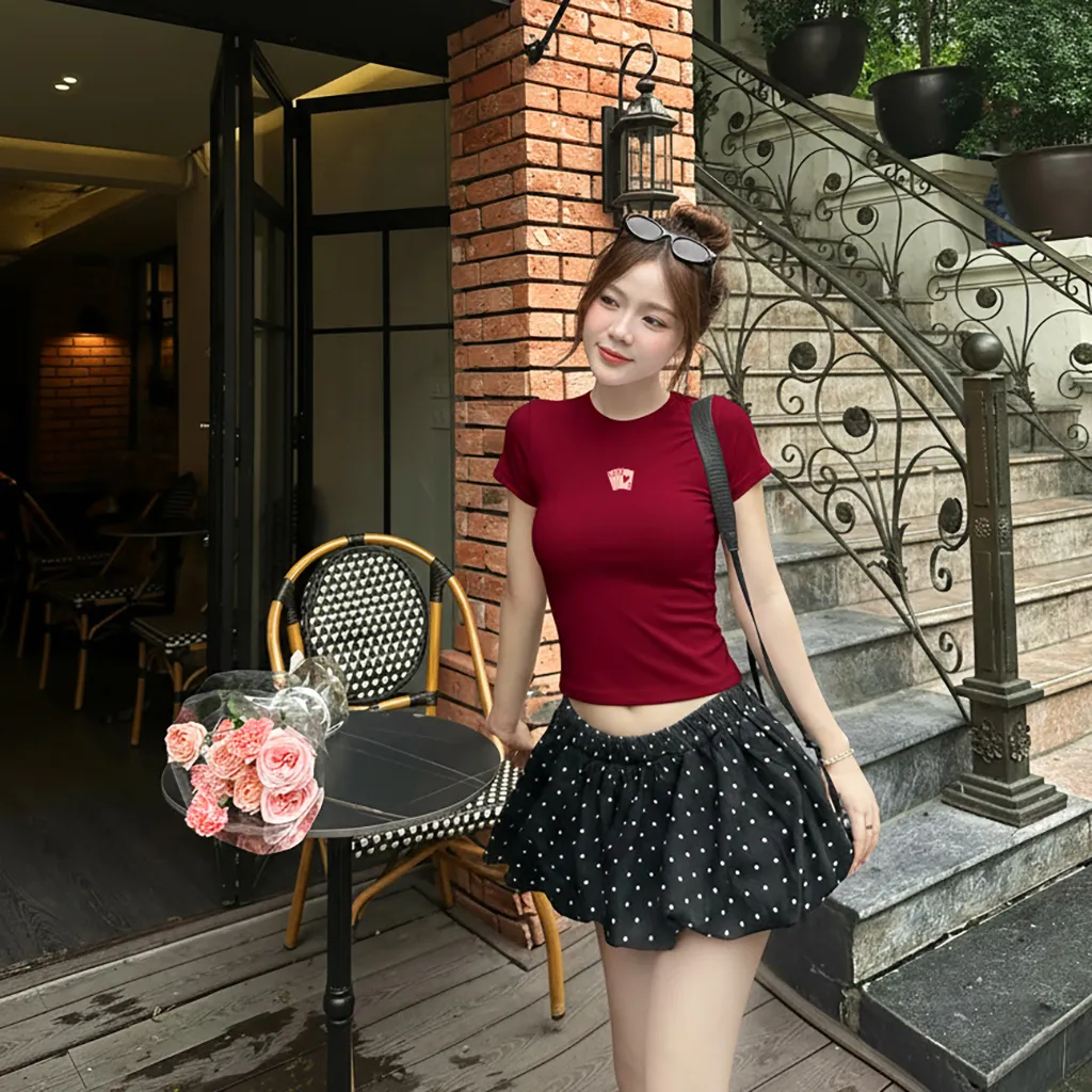 Áo baby tee Tết Bính Ngọ ôm body Beezy vải visco thoáng mát tôn dáng in artwork 3021_thumbnail_4