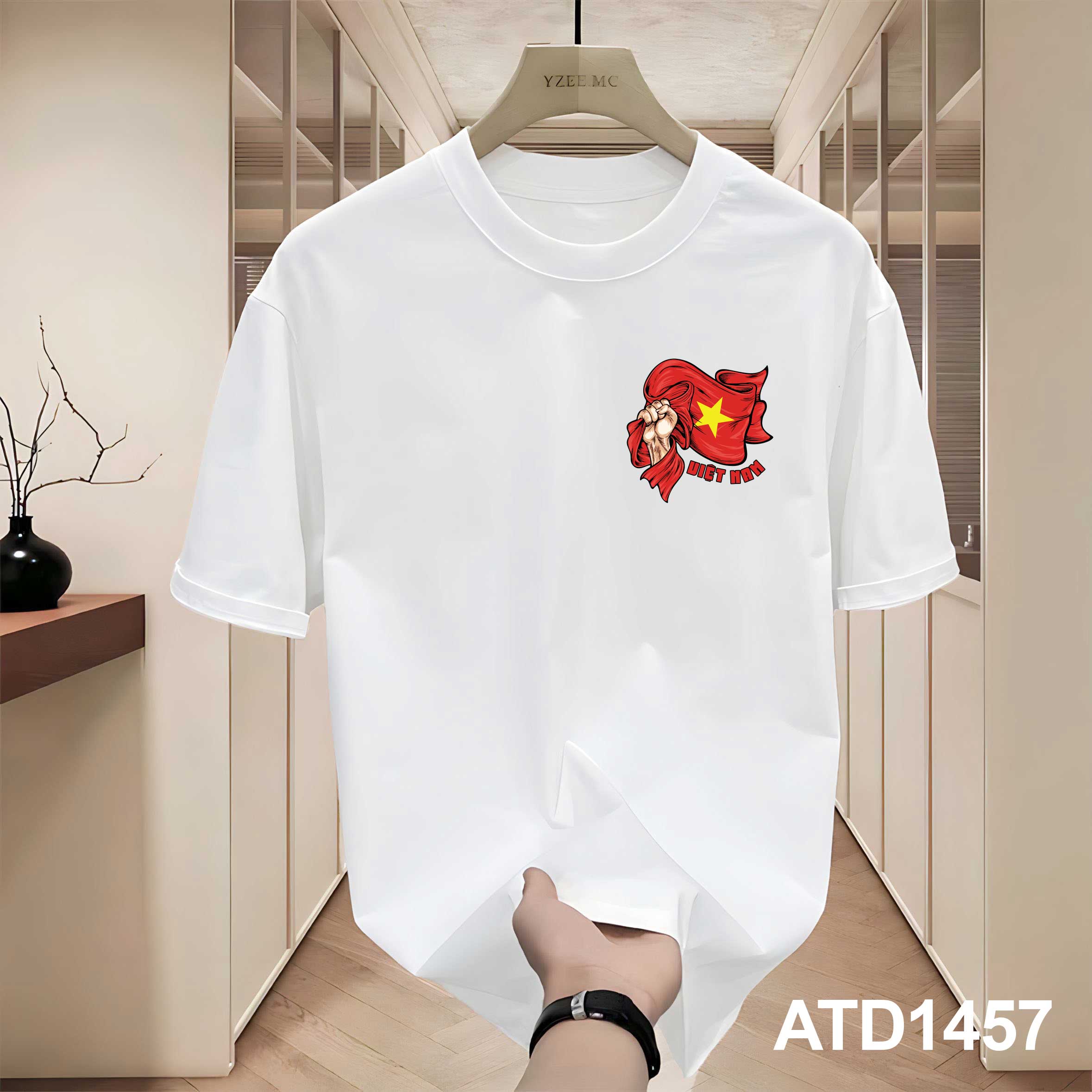 Áo thun nam in cờ Việt Nam ATD1457 Miucho Iconic vải cotton thoáng mát in artwork_thumbnail_6