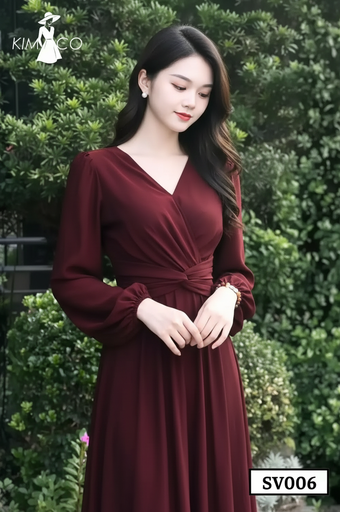 Đầm Peplum Tay Dài- SV006