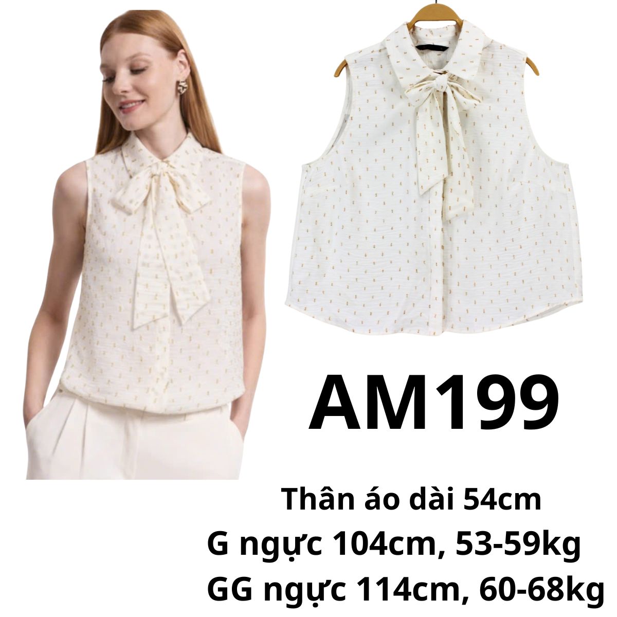 AM199 - Áo sơ mi sát nách