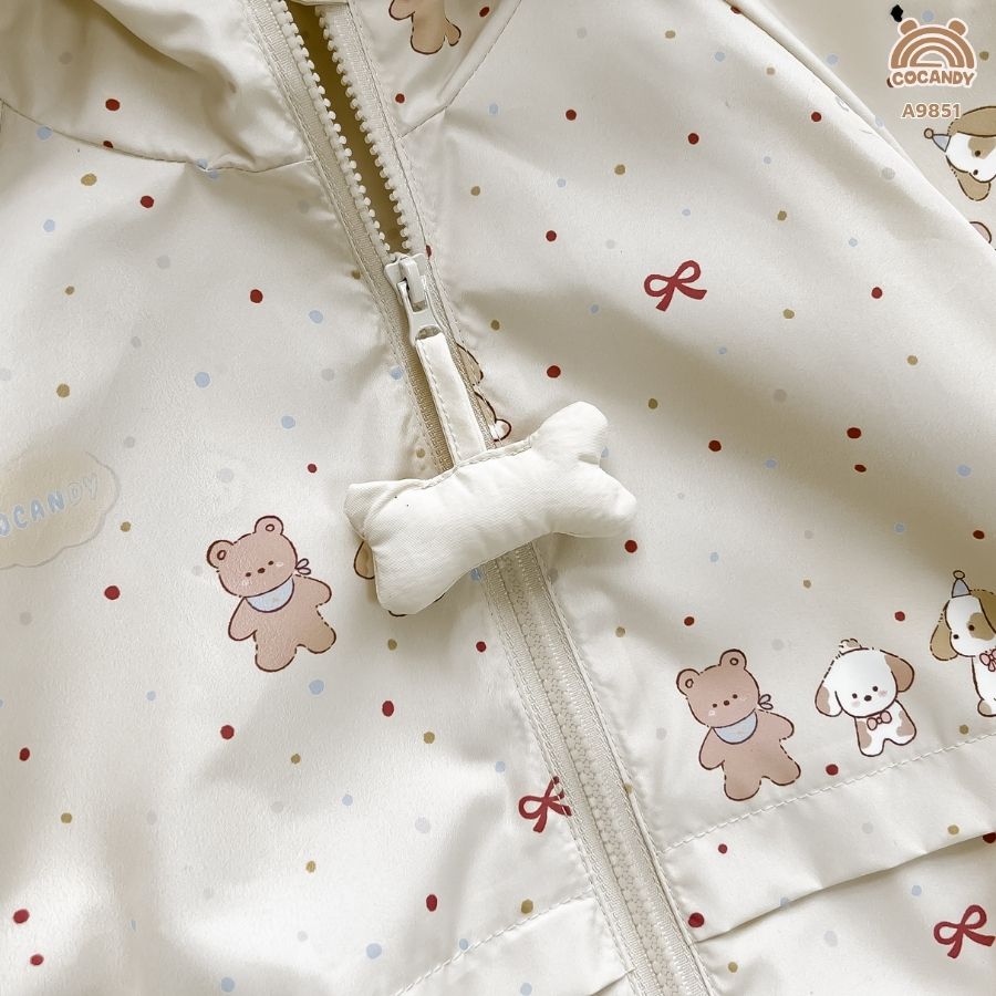 Áo khoác gió BE họa tiết gấu cún_thumbnail_4