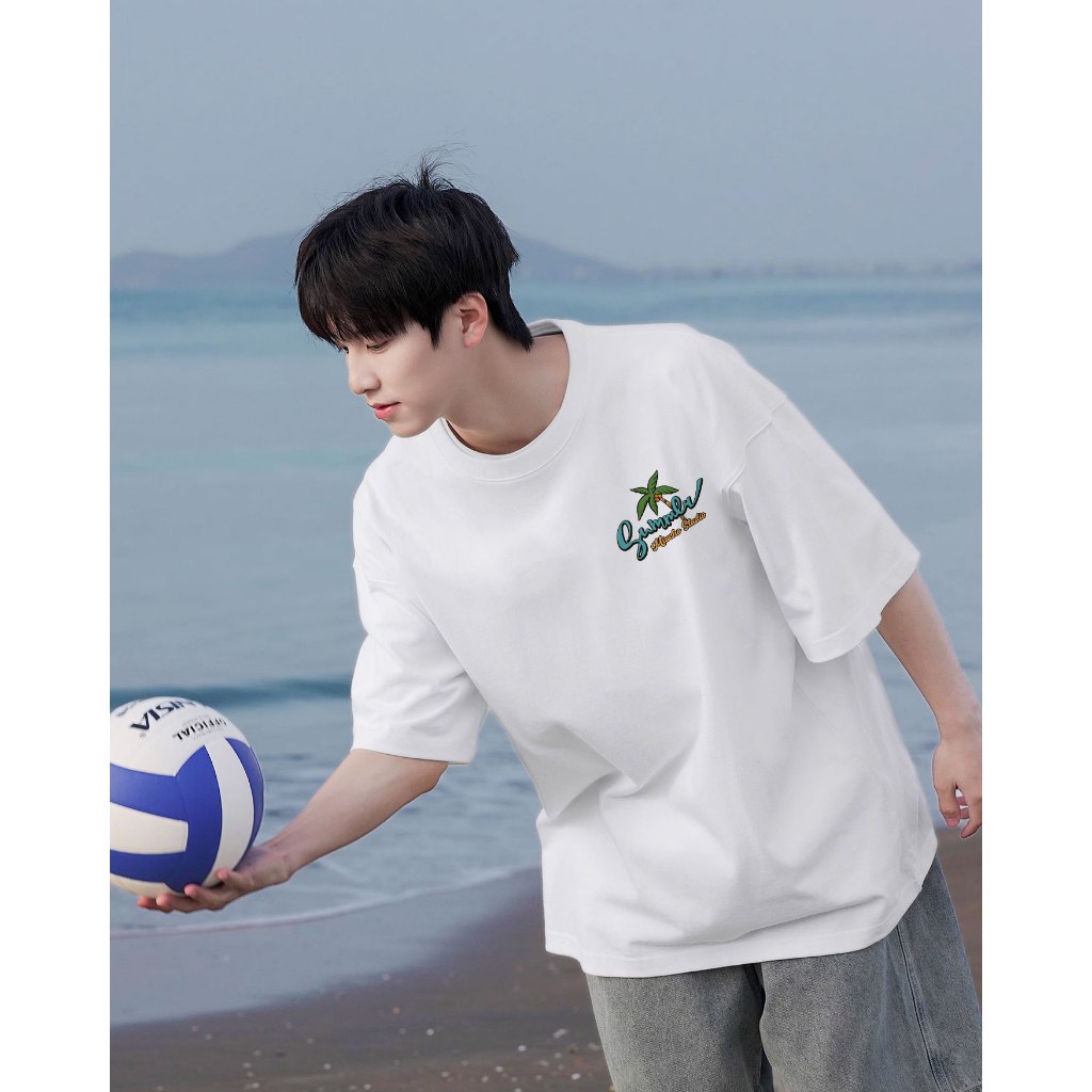 Áo phông nam mùa hè form rộng nhiều màu ATD1033 Miucho Man tay ngắn cổ tròn in mix_thumbnail_5