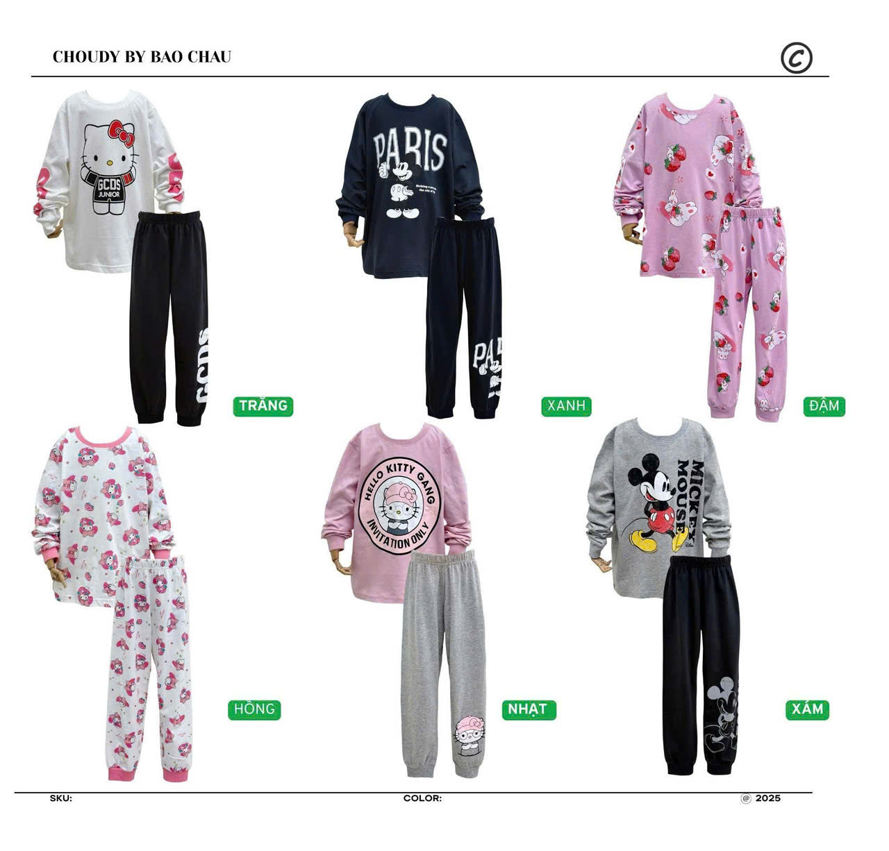 S214 SET BỘ BÉ GÁI