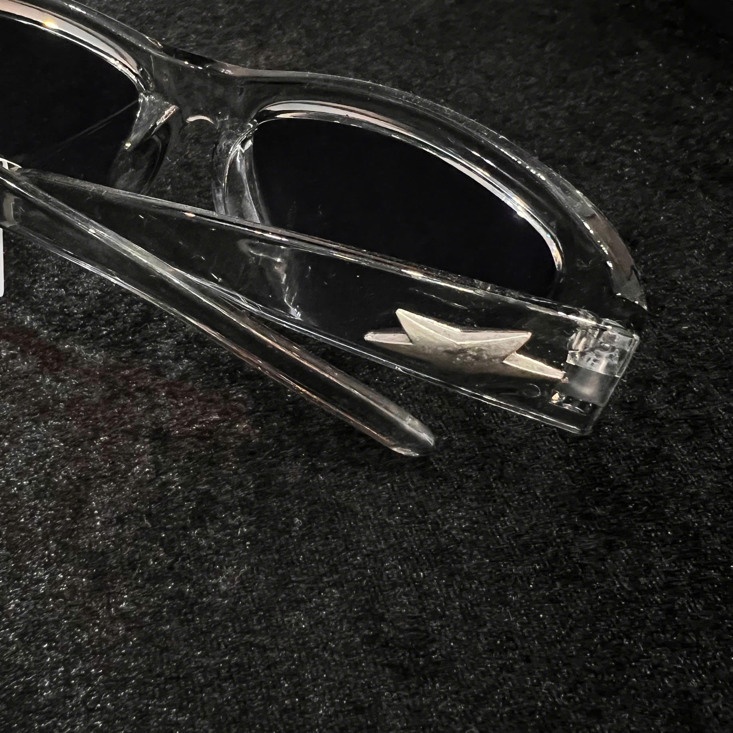 kính mắt gọng xám trong nhựa ngôi sao.