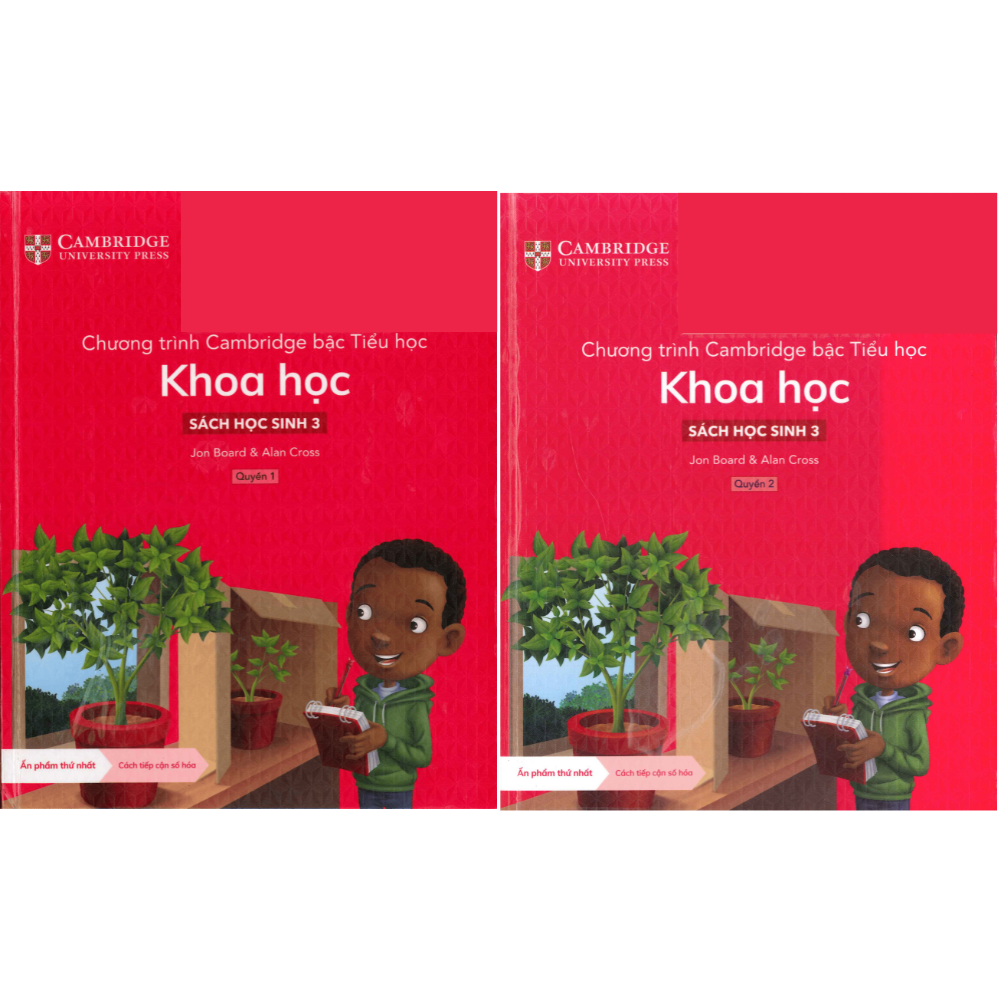 Cambridge Song Ngữ bậc Tiểu học – KHOA HỌC – Sách học sinh 3 – Quyển 1 & 2