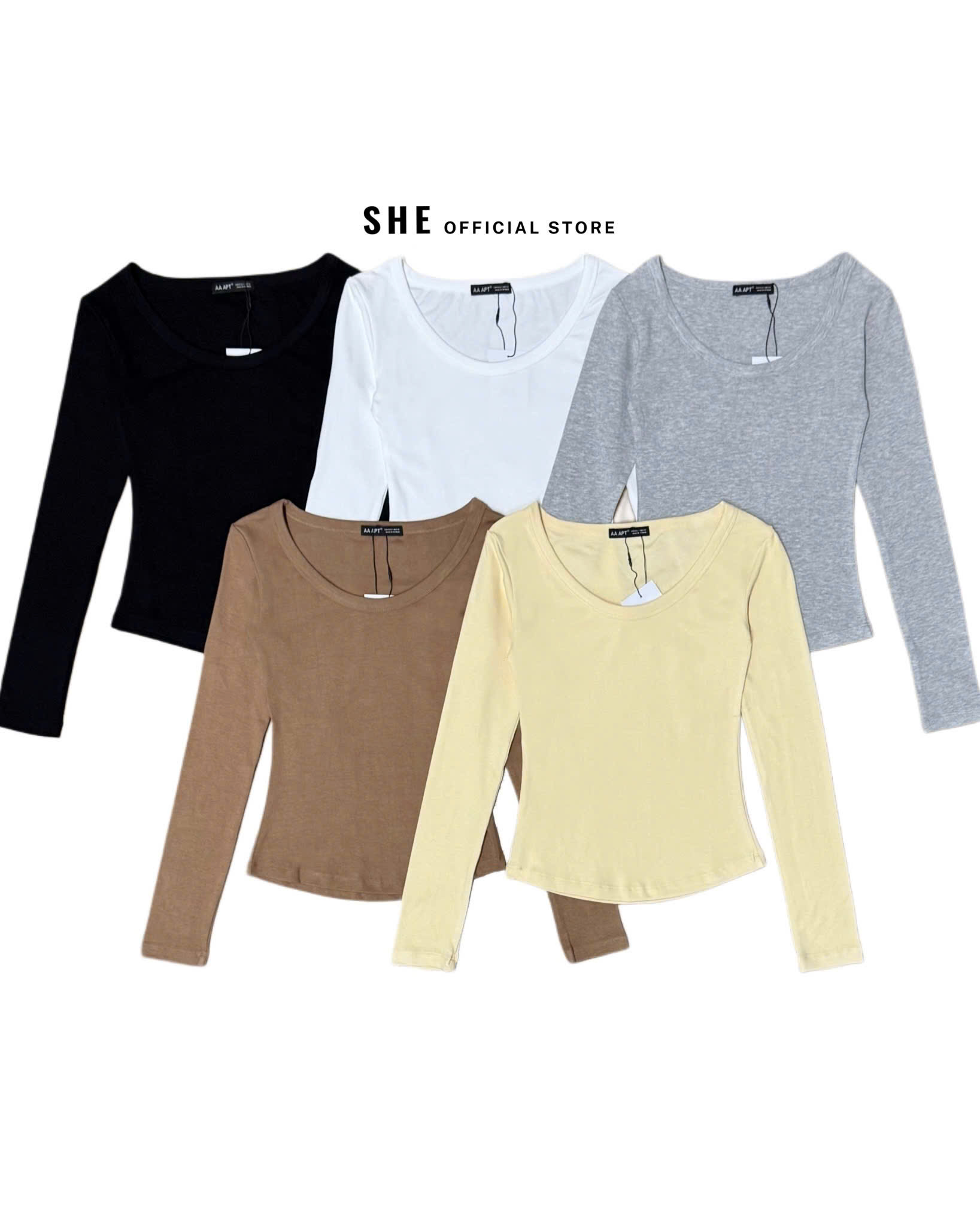 H957 ÁO APT CỔ THUYỀN TD