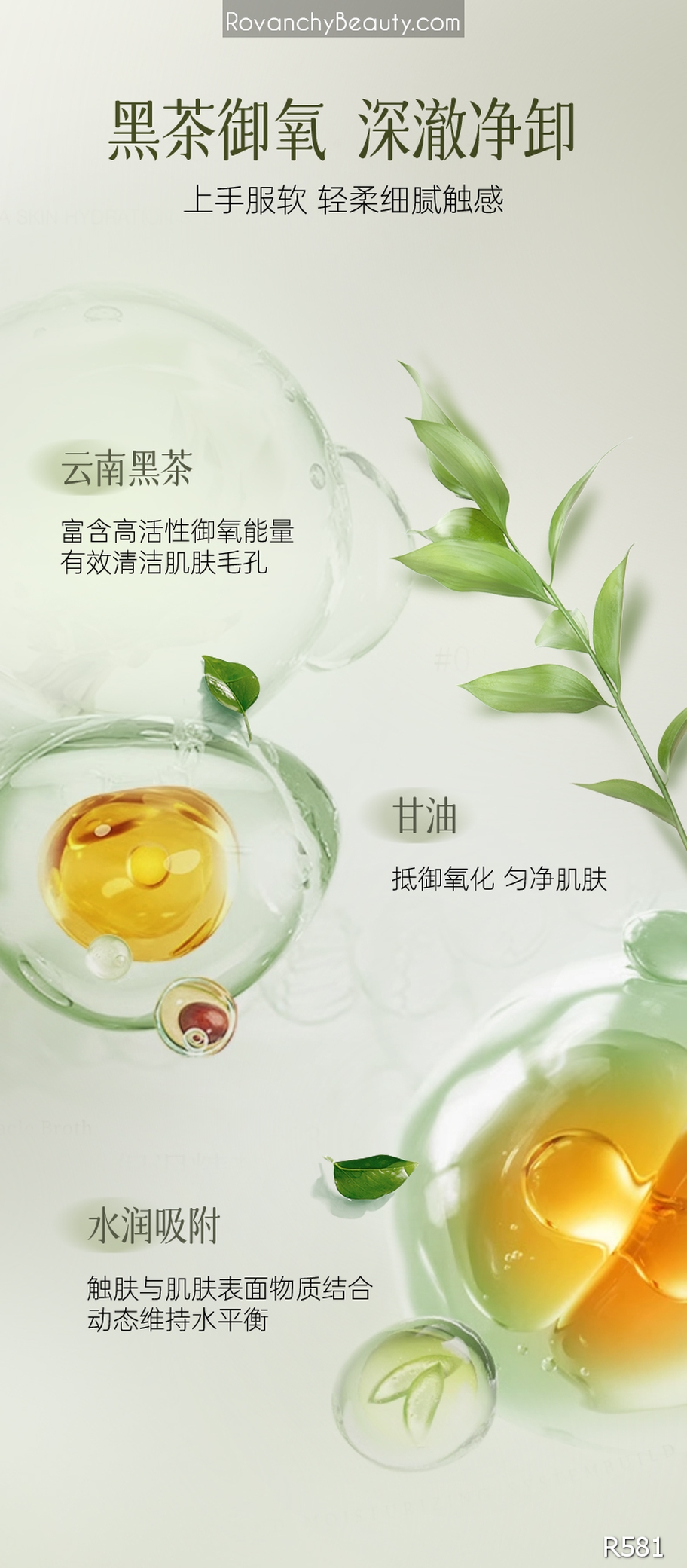 Kem Tẩy Trang R581 ROVANCHY Chiết Xuất Trà Đen - Làm Sạch Sâu, Dịu Nhẹ Cho Mọi Loại Da_thumbnail_20