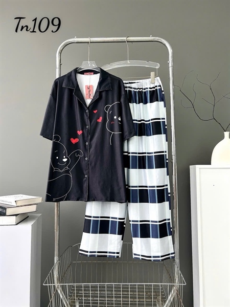 [Thun07]Đồ Bộ Vải Thun Bigsize – Mặc Lạnh, Nhẹ Tênh, Họa Tiết Cute Cho Nàng 65–85kg_thumbnail_1