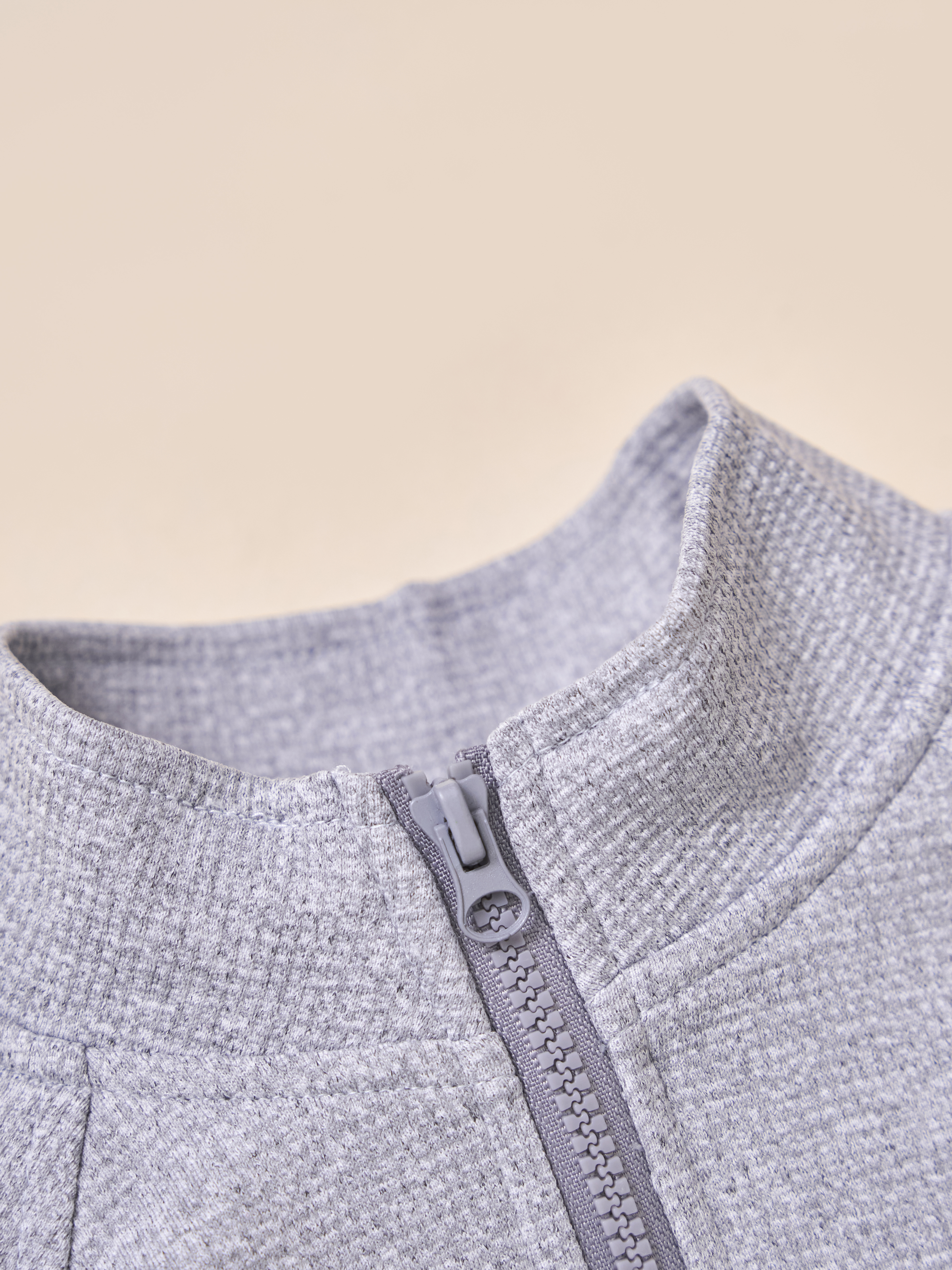 Set áo cổ trụ mở khóa quần bo gấu_thumbnail_2