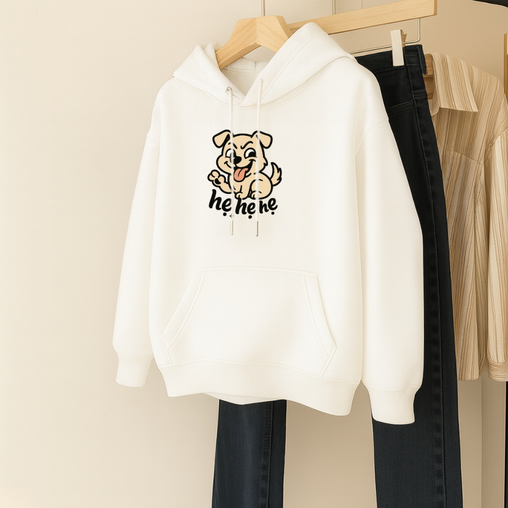 [Form Unisex] Áo hoodie nam nữ in chữ 