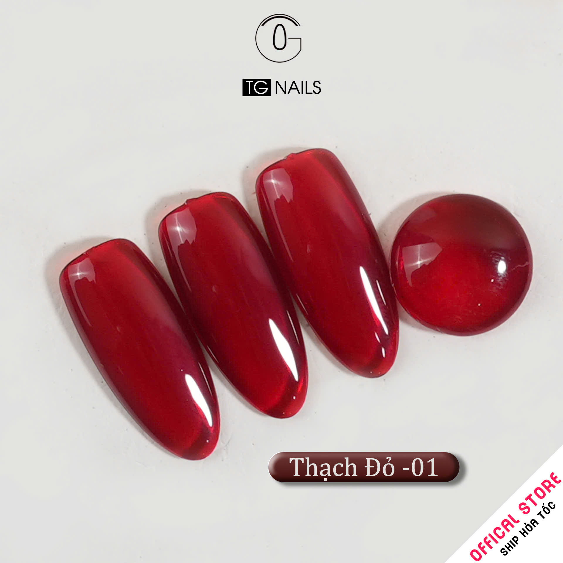 Sơn móng gel TG. Dung tích: 15ml/ lọ. Nhãn hàng TG nail.